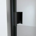 thumbnail image 4 of DreamLine Alliance Swing BG 30 in. W x 66 in. H Semi-Frameless Swing Shower Door in Matte Black and Clear Glass, 4 of 5