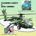 thumbnail image 4 of RUIG Helicopter Toy with Lights and Sounds Die Metal Airplane Pull Back Plane Toys for Suitable Choice to Play Indoors and Outdoors 3-12 Years Old Boys Birthday Gift, 4 of 9