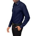 thumbnail image 4 of G-Style USA Men's Slim Fit Long Sleeve Dress Shirt, 4 of 5