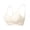 White, variant on BaoFuBaoMei Womens Ribbed Bras Plus Size Push up Wireless Bra Adjustable Strap Seamless Brassiere Supportive Breathable Bralette