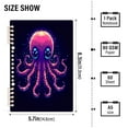 thumbnail image 3 of Pixel Octopus Notebooks 1-subject Journal 60 Sheets A5 College Ruled Paper Detachable Ring 8.3"x5.7", 3 of 8