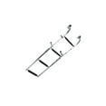 thumbnail image 4 of fastboy Boat Ladder Metal Heavy Duty Under Platform Slide Mount Boat Boarding Ladder 3 Steps silver 4 Steps, 4 of 6