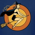 thumbnail image 3 of CafePress - Retro Witch T Shirt - Dark T-Shirt Kids XS-XL, 3 of 4
