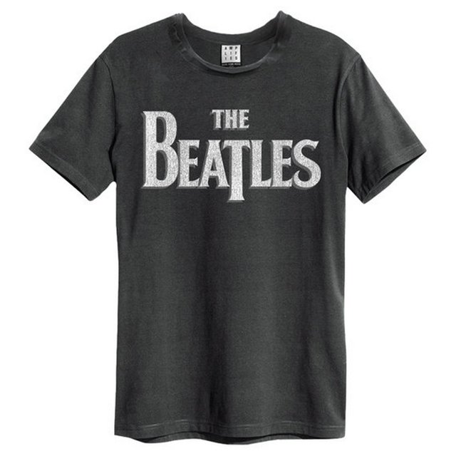 Amplified - Camiseta The Beatles para Adultos Unisex (Carbón)