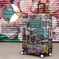 thumbnail image 5 of World Road Signs Elastic Travel Suitcase Cover - Washable Luggage Covers Suitcase Protector Fit 26-28in Luggage Cover, 5 of 6