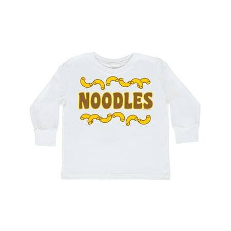 

Inktastic Noodles Text Gift Toddler Boy or Toddler Girl Long Sleeve T-Shirt
