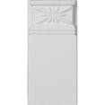 thumbnail image 1 of Ekena Millwork PB04X09X01BR 4.37 In. W X 9.12 In. H X 1.12 In. P Architectural Bradford Plinth Block, 1 of 1