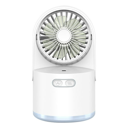 

Travel Fan Rechargeable Fan Portable Fan Humidifier Fan 2-in-1 Mini Desktop Humidification Portable Fan USB Charging Fan A