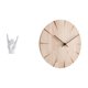 thumbnail image 1 of Escultura creativa con gestos de manos y reloj de pared de madera maciza fusionados para una decoración única en apartamentos, dormitorios, restaurant, 1 of 8
