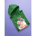 thumbnail image 3 of Cute Bunny With Flowers Hoodie Women -SPIdeals Designs, Female 5X-Large, 3 of 4