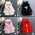 thumbnail image 4 of Besly 1-8T Baby Big Little Girls Winter Coat Fleece Coat Kids Faux Fur Jacket with Hood Thicken Outwear Warm Overcoat, 4 of 11