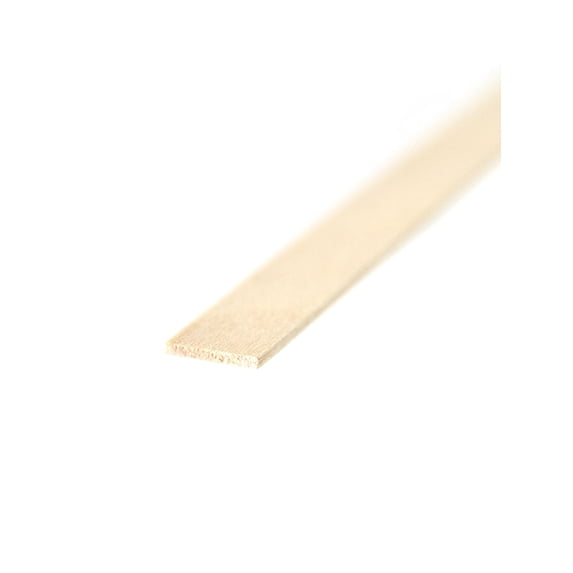 Basswood 1/32 in. x 1/4 in., 24 in. (pack of 50)
