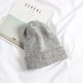 thumbnail image 2 of LinYooLi Laine Angora, Bonnet Tricoté pour Femmes, Pulls d'Automne et d'Hiver Bonnet Épais, 2 of 6