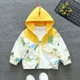 thumbnail image 2 of YABCSAZ Toddler Baby Boys and Girls's Rain Jacket, Medium Weight Wind-Resistant, Water-Resistant Puffer Jacket Zip Up Coats for Infant Newborn Jacket,Christmas Gifts Size 120 4 Years, 2 of 5