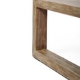 thumbnail image 4 of Armen Living Paradise Table Basse de Patio Extérieur Moderne en Bois de 40,5 Pouces en Naturel, 4 of 6