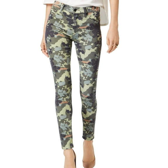 Hudson Womens Barbara Skinny Fit Jeans, Green, 32