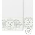 thumbnail image 2 of Authentic Hotel and Spa  100% Turkish Cotton Monica 2PC Embellished Bath Towel Set White P, 2 of 3