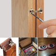 thumbnail image 3 of Paquete de 4 bisagras de barril de latón ocultas cilíndricas invisibles ocultas de 10 mm Kuyhfg Bienvenido a Kuyhfg, 3 of 5