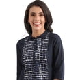 thumbnail image 5 of Band Collar Printed Kurta - Indigo-Medium, 5 of 5