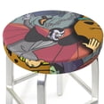 thumbnail image 3 of Lsque Scooby-Doo Round Bar chair cushion covers Velvet Fabric Premium Comfort Protects from Scratches and Stains for 14-17 Inch Chair- 12 inch, 3 of 7