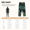 thumbnail image 4 of Lsque Mystical Black Cat Fireflies Print Women's Pajama Pants, Lounge Pant - Comfortable Home Wear,Elastic Waistband, Stylish Design-Medium, 4 of 9