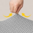 thumbnail image 5 of Aihimol Round Stool Cover 12-14" Round Seat Covers for Bar Stools,Luxurious Fabric Stretchable,Washable Jacquard Dustproof Stool Seat Slipcover (Gray), 5 of 6