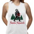 thumbnail image 2 of Santa-Squatch Women's Muscle Tank 2X-Large White, 2 of 5