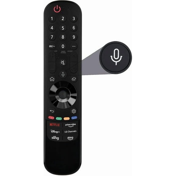 for LG Smart TV Remote Control,Magic Remote AN-MR24GA/23GA/22GA/21GA with Voice and Pointer Function,Replacement for 2019-2024 LG WebOS,OLED,QNED,NANOCell,4K,8K etc.AKB76039902,2 Year Warranty