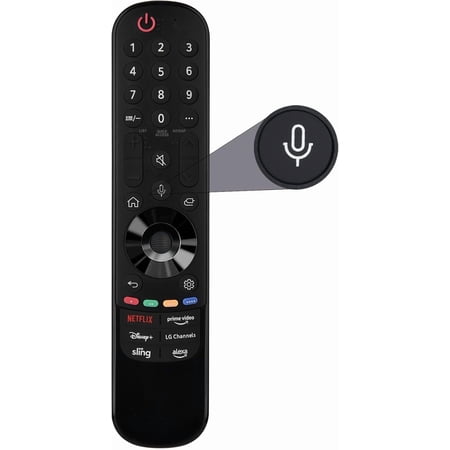 for LG Smart TV Remote Control,Magic Remote AN-MR24GA/23GA/22GA/21GA with Voice and Pointer Function,Replacement for 2019-2024 LG WebOS,OLED,QNED,NANOCell,4K,8K etc.AKB76039902,2 Year Warranty