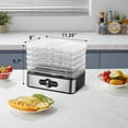 thumbnail image 4 of Elite Cuisine 5-Stainless Steel Tray Food Dehydrator with Adjustable Temperature, 4 of 4