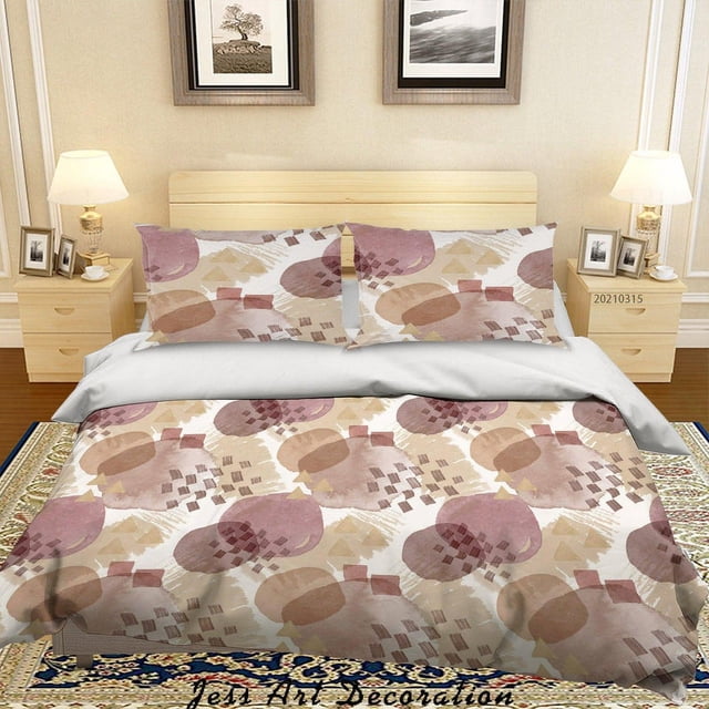 3D Abstract Geometric Pattern Quilt Cover Set Bedding Set Duvet Cover