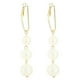 thumbnail image 2 of Pendientes de Aro Ganfancp de Perlas En Forma de U Tamaño de la Moda 1 Par, 2 of 7