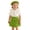E199-Green, variant on hengsof Baby Girl Three Piece Set Beret 3D Floral Short Sleeve Top Bow Skirt Set Cute Casual Round Neck Summer Outfit Suitable for Ages 0–3 Years
