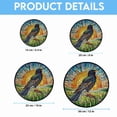 thumbnail image 6 of Hanging Stained Glass for Windows European Starling, Mother’s Day Keepsake, Valentine’s Day Decor, Festival Gift Ornament, Christmas Ornament Gift, Keepsake 2025, 6 of 6