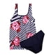 thumbnail image 2 of Trajes de Baño Gibobby para Mujer Top Tummy Traje de baño de dos piezas con pantalones cortos, 2 of 5
