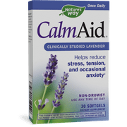 Nature's Way CalmAid, Non-Drowsy, Clinically Studied Lavender Supplement Helps Reduce Tension/Stress*