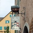 thumbnail image 6 of Winter Garden Flag with Hello Winter Snowman Design Double Sided Polyester Decorative Yard Flag for Outdoor Seasonal Decor 12.5x18 Inch#22731, 6 of 6