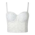 thumbnail image 1 of iTNHFP Cotton Tank Top Women Women's Trendy Fashion Lace Sense Small Vest Outer Corset, 1 of 3