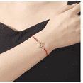 thumbnail image 3 of Collar Y Pulsera Nudo De Bruja 2 pcs rojo/plata, 3 of 5