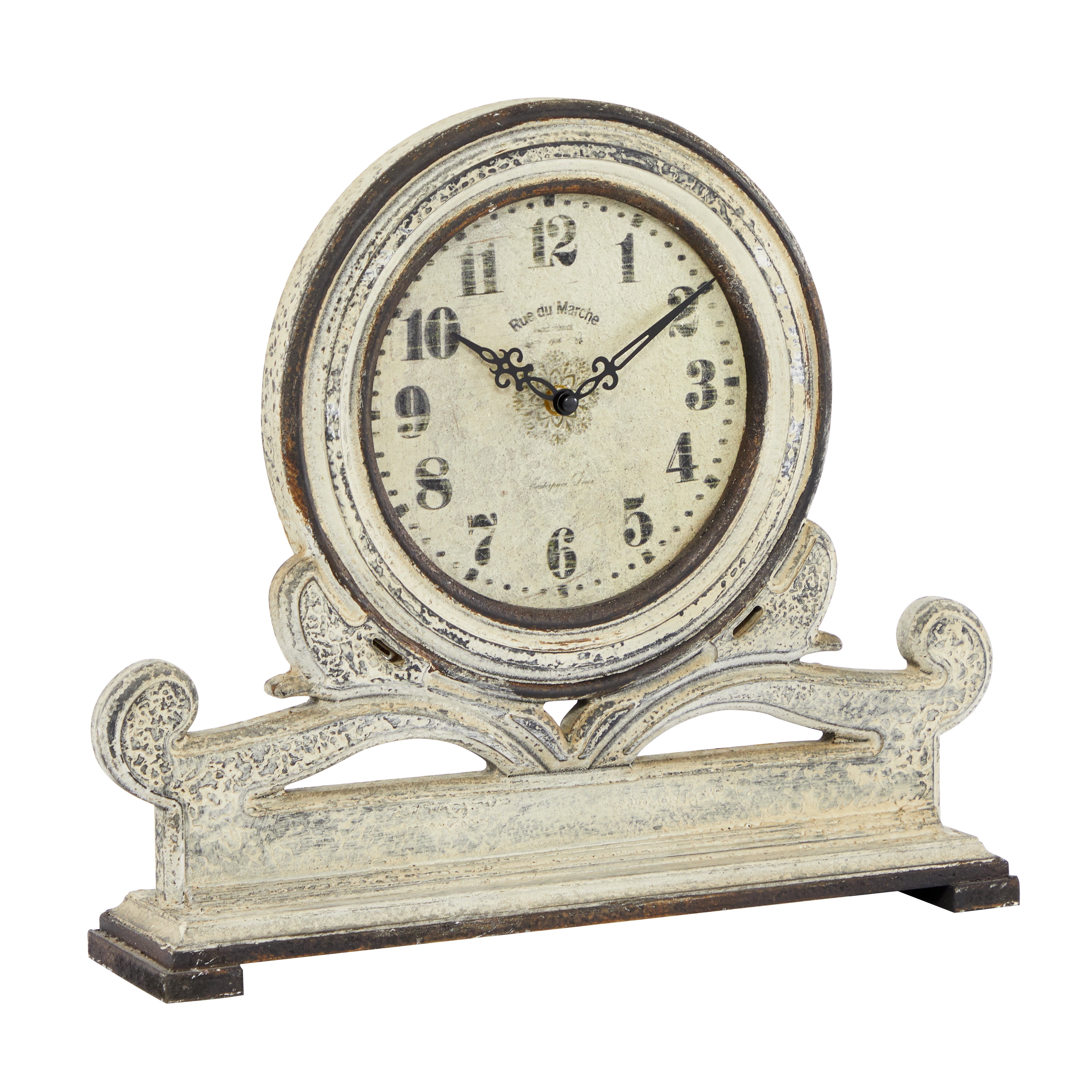 Maples FL92 Floral Table Clock