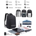thumbnail image 2 of Laptop Backpack 17 Inch Large Capacity Waterproof Anti-theft Notebook with USB Charging Port Multifunctional Backpack Travel Business College Girl, 2 of 4