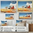 thumbnail image 4 of Designart "Landscape Barns Rural Collage I" Barns Floater Framed Canvas Wall Art, 4 of 7