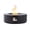 Black, variant on VENTOPYR 35" Round Propane Fire Pit Table,Water Ripple Design 50,000 BTU with Tank