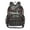 Dark Green&Red Tartan Pattern, variant on Clear Backpack 12L Large Capacity Transparent Waterproof Heart-shaped Bubble