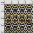 thumbnail image 1 of oneOone Cotton Flex Fabric Damask & Chevron Ikat Decor Fabric Printed BTY 40 Inch Wide, 1 of 1