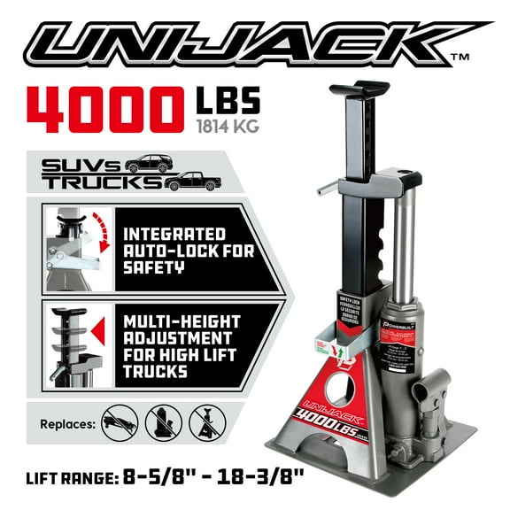 Powerbuilt 4000 Lb  (2 Ton) Unijack - 620470