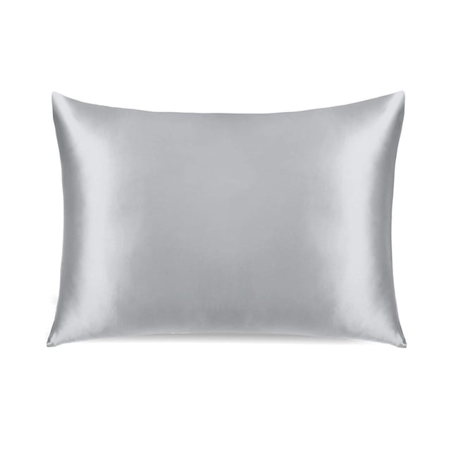 Funda Almohada Enfriamiento Casa Satén Cómodo para El Y La Piel (gris)