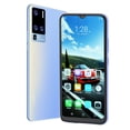 thumbnail image 4 of Teléfono Celular Dual Sim, Teléfono Inteligente Desbloqueado 4G 4G RAM 128G ROM Desbloqueo Facial Detección De Luz Con Película Protectora De Teléfono Para Fotografía ANGGREK Enchufe azul cielo de EE. UU., 4 of 8