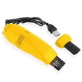 thumbnail image 2 of Inteprter Máquina de limpieza de teclado USB, portátil, de escritorio, para cocina, aspiradora, dispositivo colector de polvo, regalos de para el Suministros de limpieza para el hogar Amarillo Inteprter HA059640-01, 2 of 6