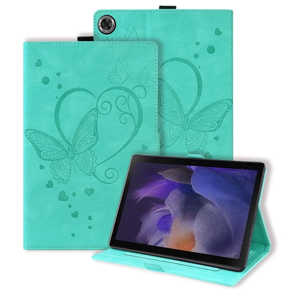 FJLBDE Case for Samsung Galaxy Tab A11 Plus/A9 Plus 11 Inch, PU Leather Folio Stand Magnetic Cases, Card Slot, Pen Holder, Filp Cover, Green